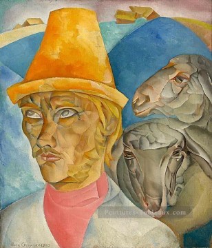 Russe œuvres - le berger dans les montagnes 1920 Boris Dmitrievich Grigoriev